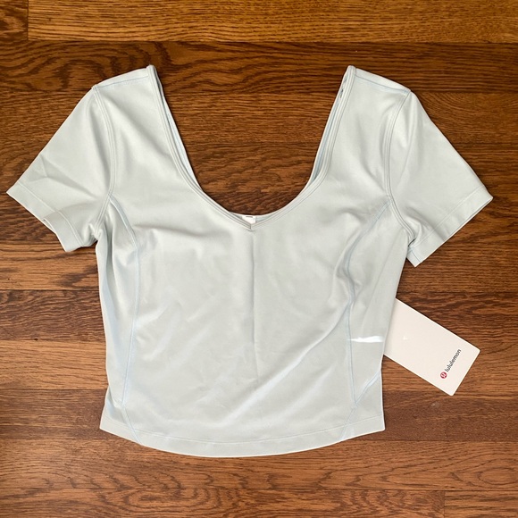 NWT Lululemon Align Tee in Ocean Air | 6 - Picture 2 of 5